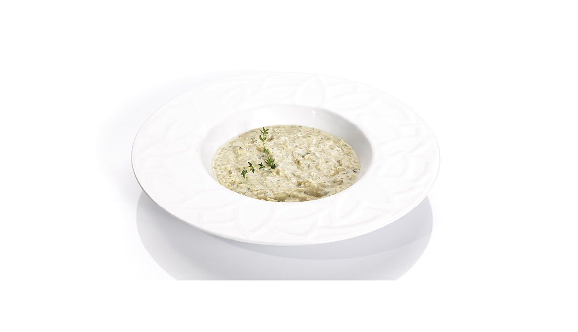 CHEESE AND MUSHROOM RISOTTO