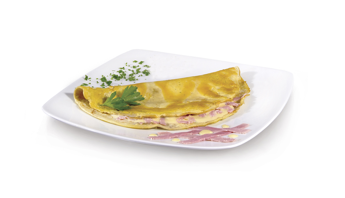 HAM AND CHEESE OMELETTE