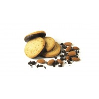 CHOCOLATE-COATED ALMOND BIG BISCUITS 