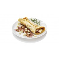 BACON AND CHEESE CREPE