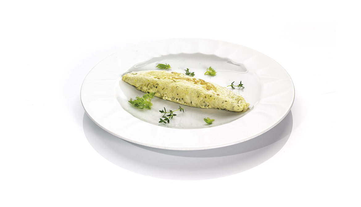 LACTOSE-FREE HERBS OMELETTE