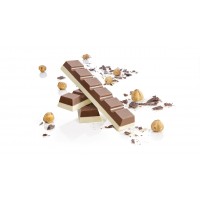 GLUTEN-FREE CHOC O'BAR BLACK & WHITE HIGH PROTIEN